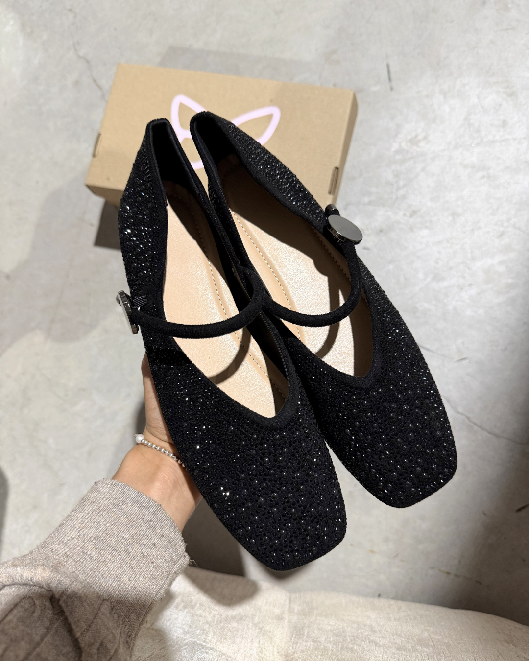 225AR Casual Textil negro