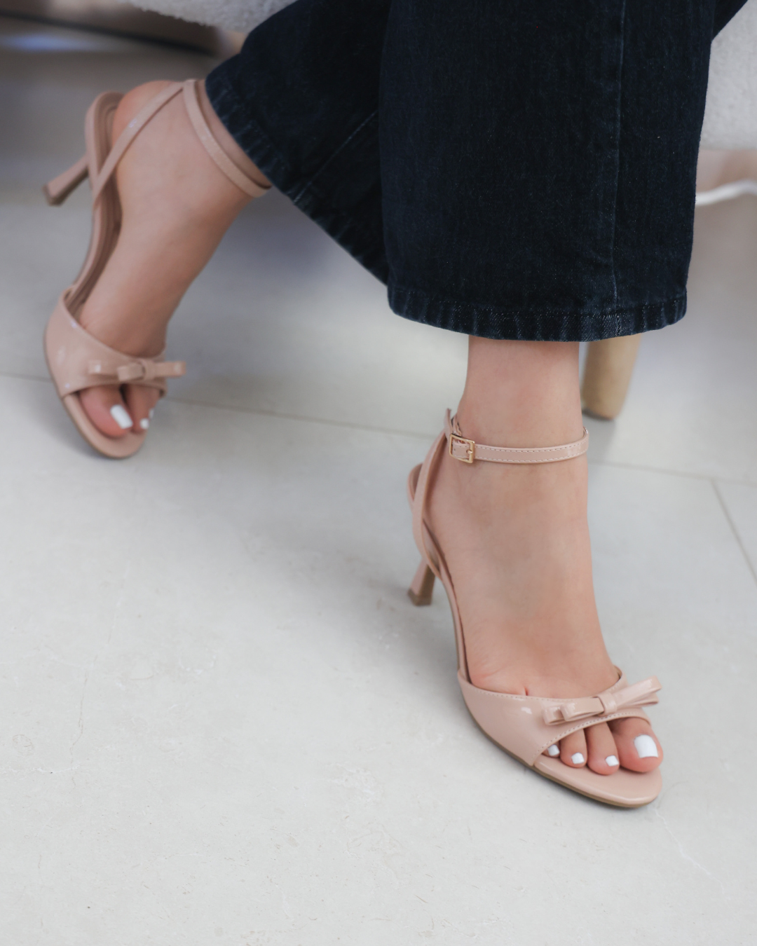 246AR Zapatilla Sintético Charol Maquillaje