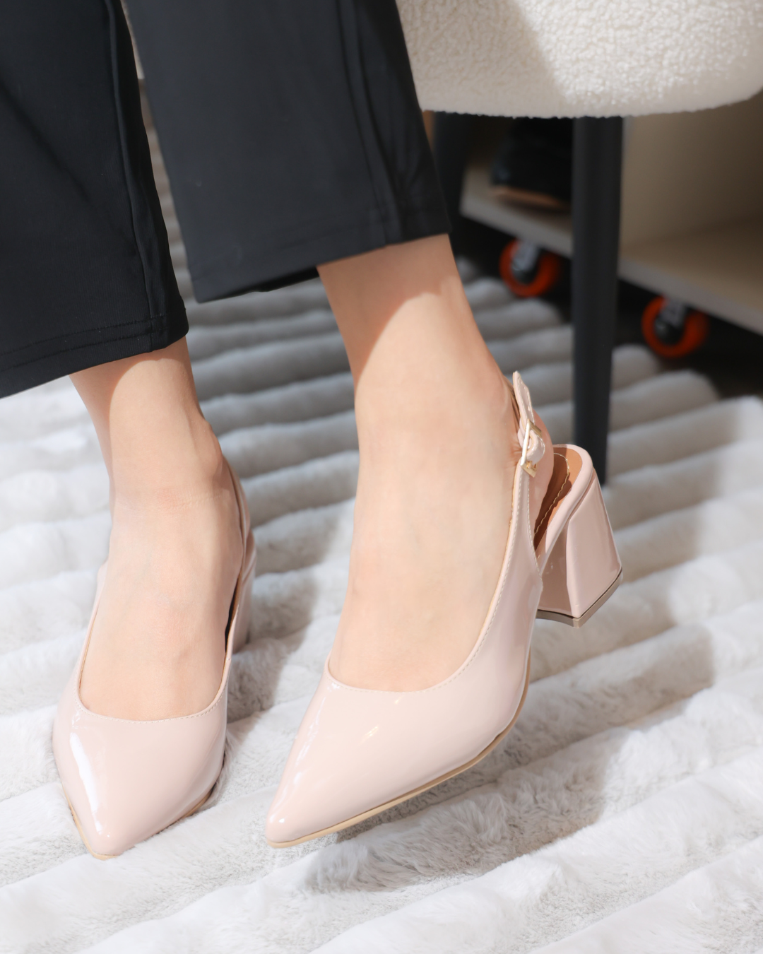 852R Zapatilla Sintético Charol Maquillaje