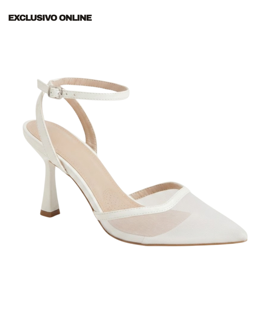 272AR Zapatilla Sintético Malla Blanco