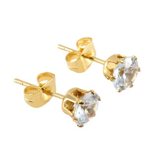 Daria Aretes Oro Pedreria