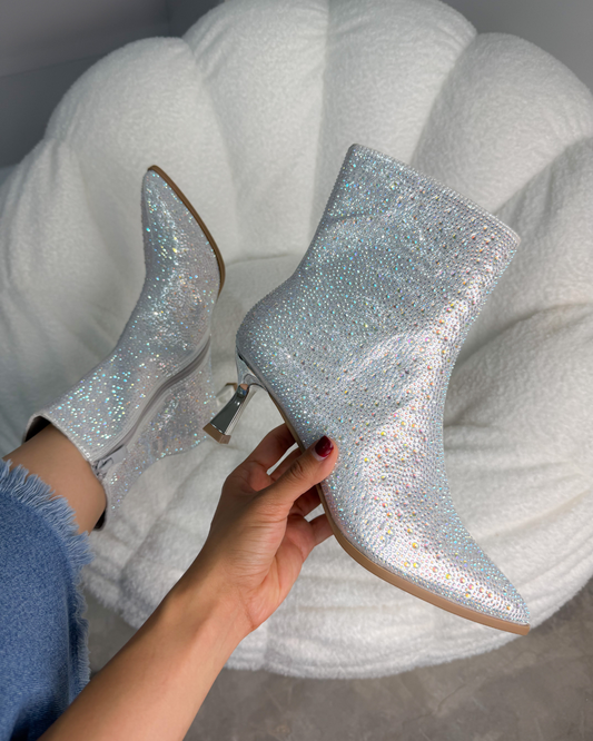 175I Sintético Plata/Pedrería