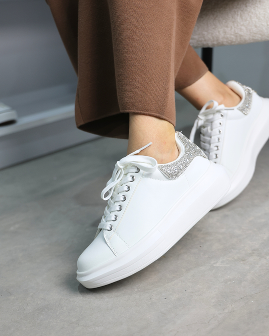 185I Sintético Blanco/Plata