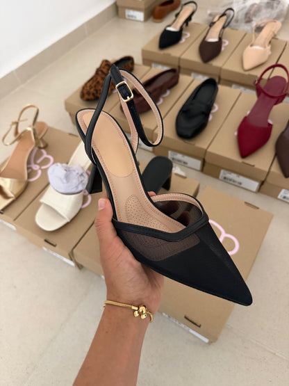 272AR Zapatilla Sintético Malla Negro