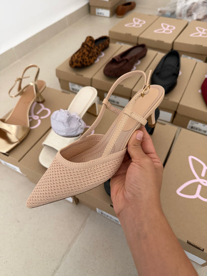 273AR Zapatilla Textil Nude