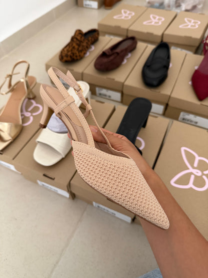 273AR Zapatilla Textil Nude