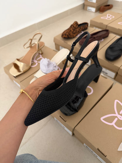 273AR Zapatilla Textil Negro