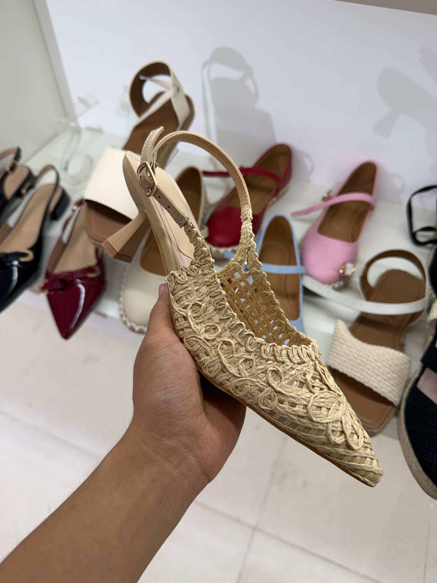 266AR Zapatilla Sintético Yute Natural