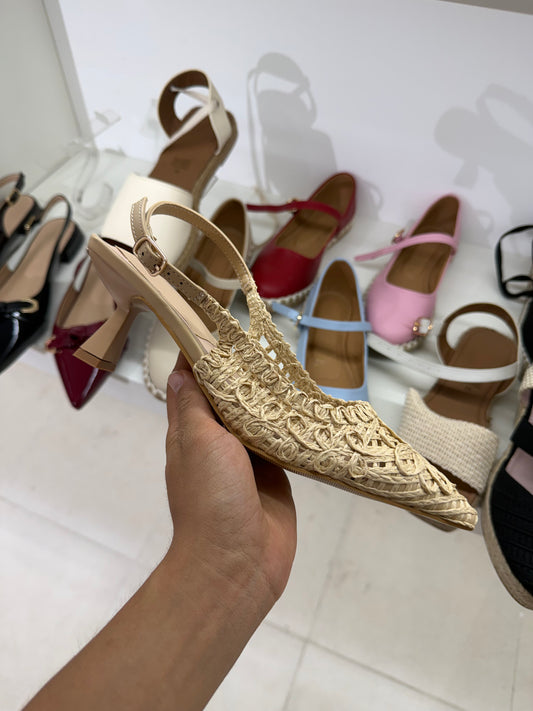 266AR Zapatilla Sintético Yute Natural
