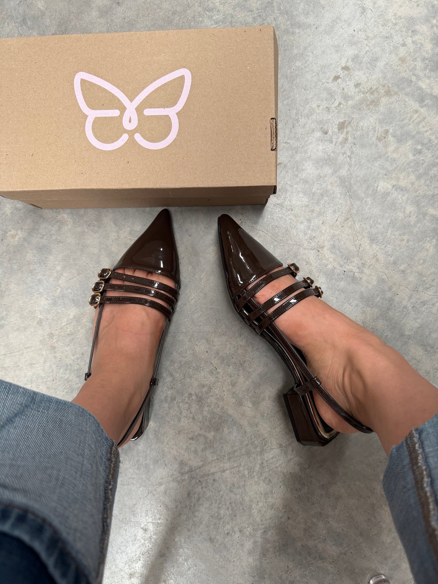 1507 Zapatilla Sintético Charol Testa