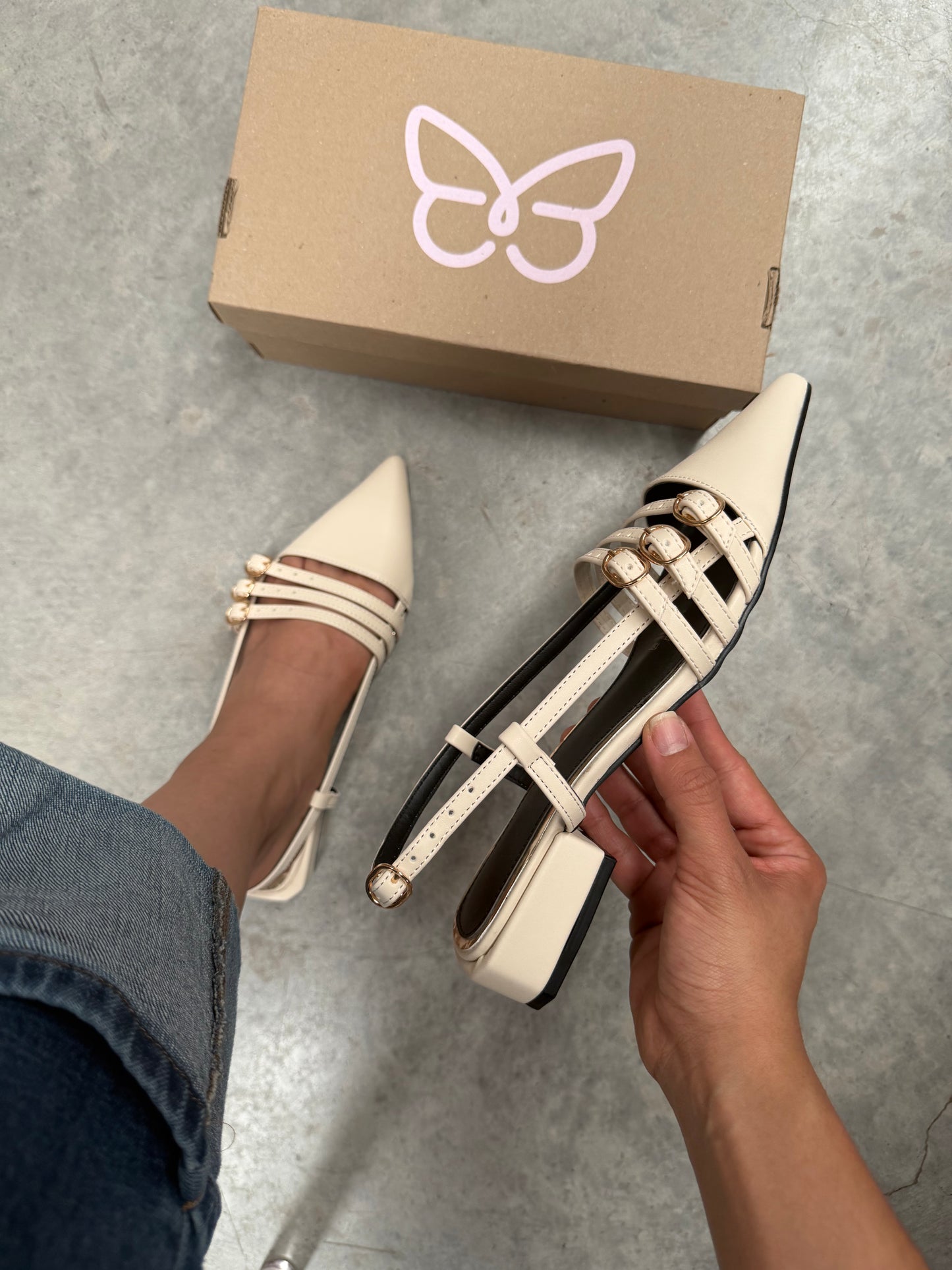 1507 Zapatilla Sintético Nairobi Mantequilla