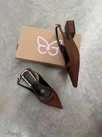 1509 Zapatilla Sintético Durazno Madera