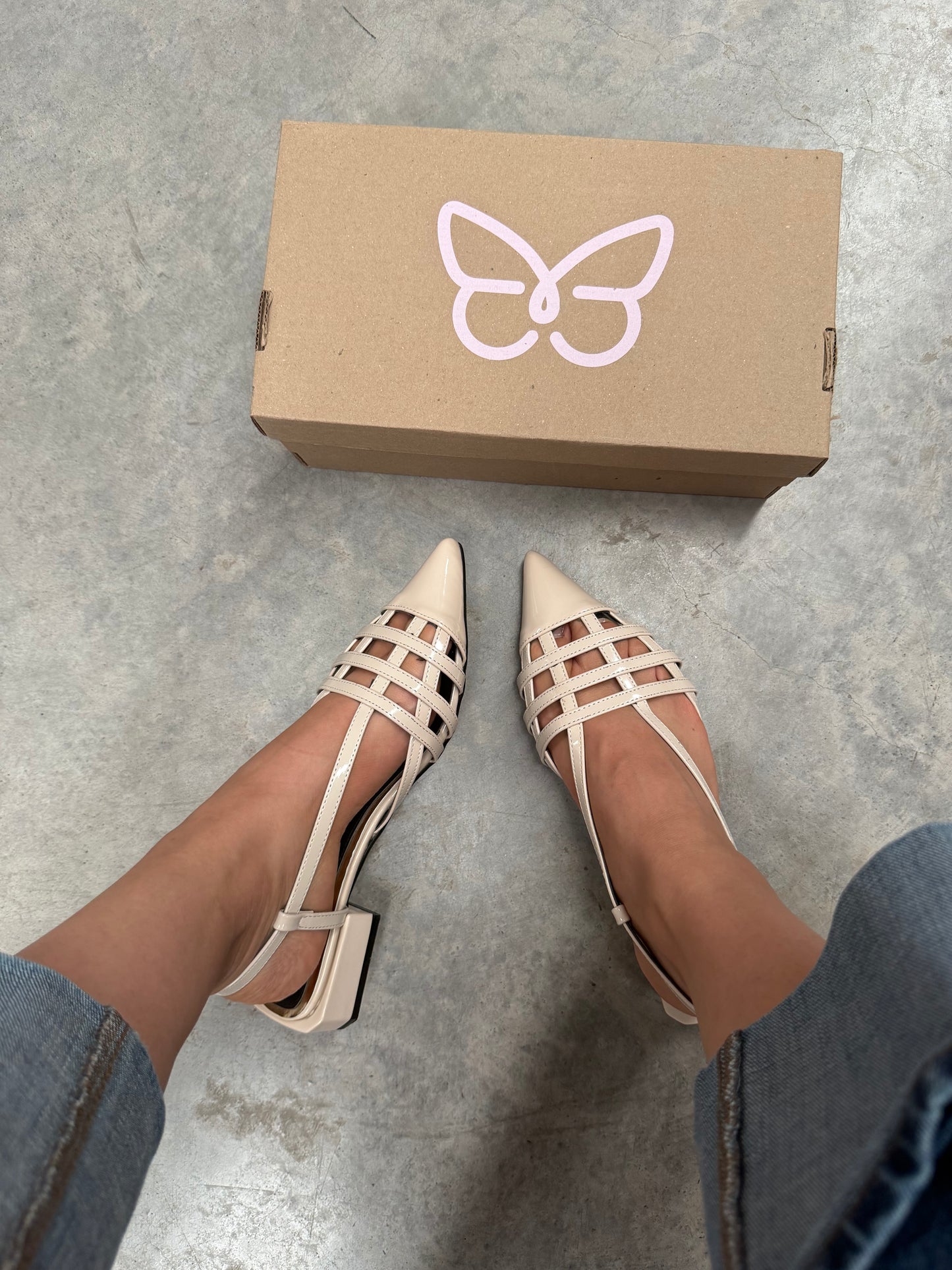 1508L Zapatilla Sintético Charol Miga
