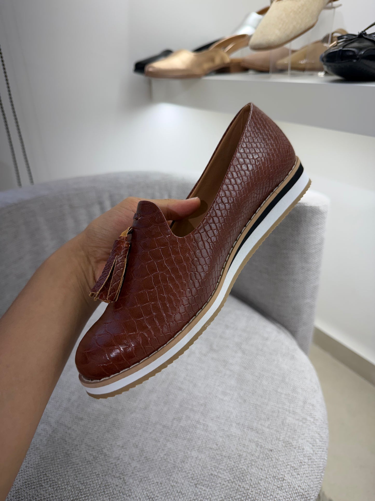 6016R Casual Sintético Croxa Brandy
