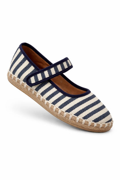 2200R Casual Textil Rayas Marino/Beige