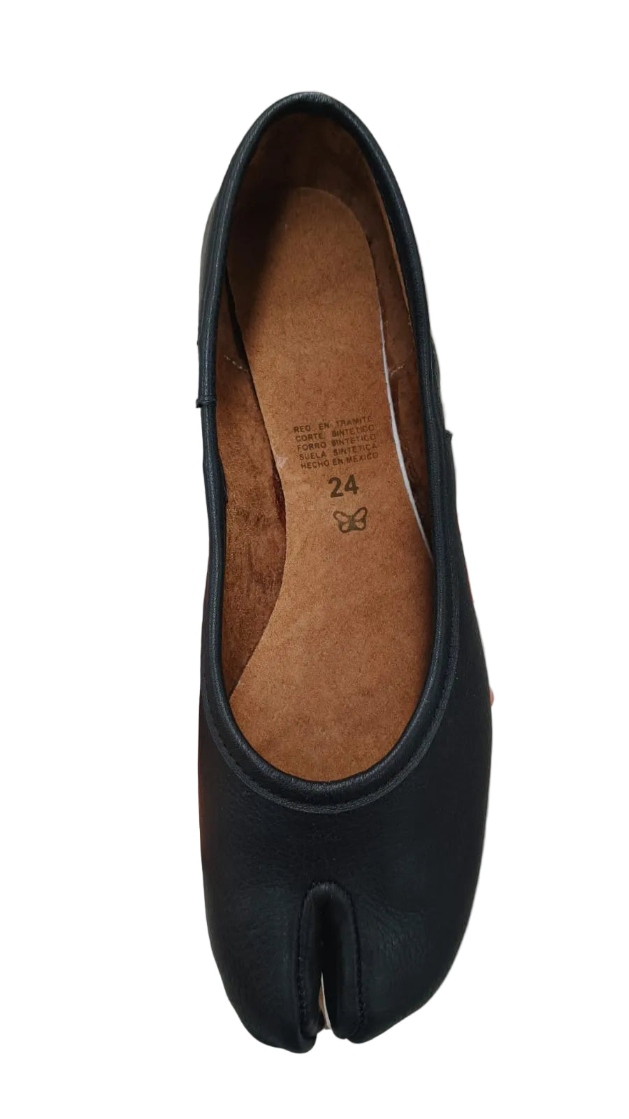 4801R Tabbi zapato estilo japones color negro hecho con material de alta calidad