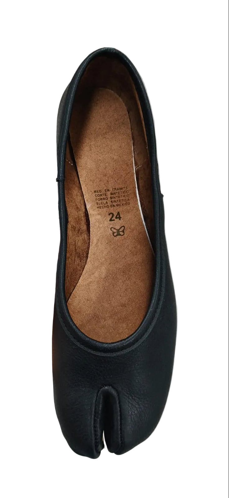4801R Tabbi zapato estilo japones color negro hecho con material de alta calidad