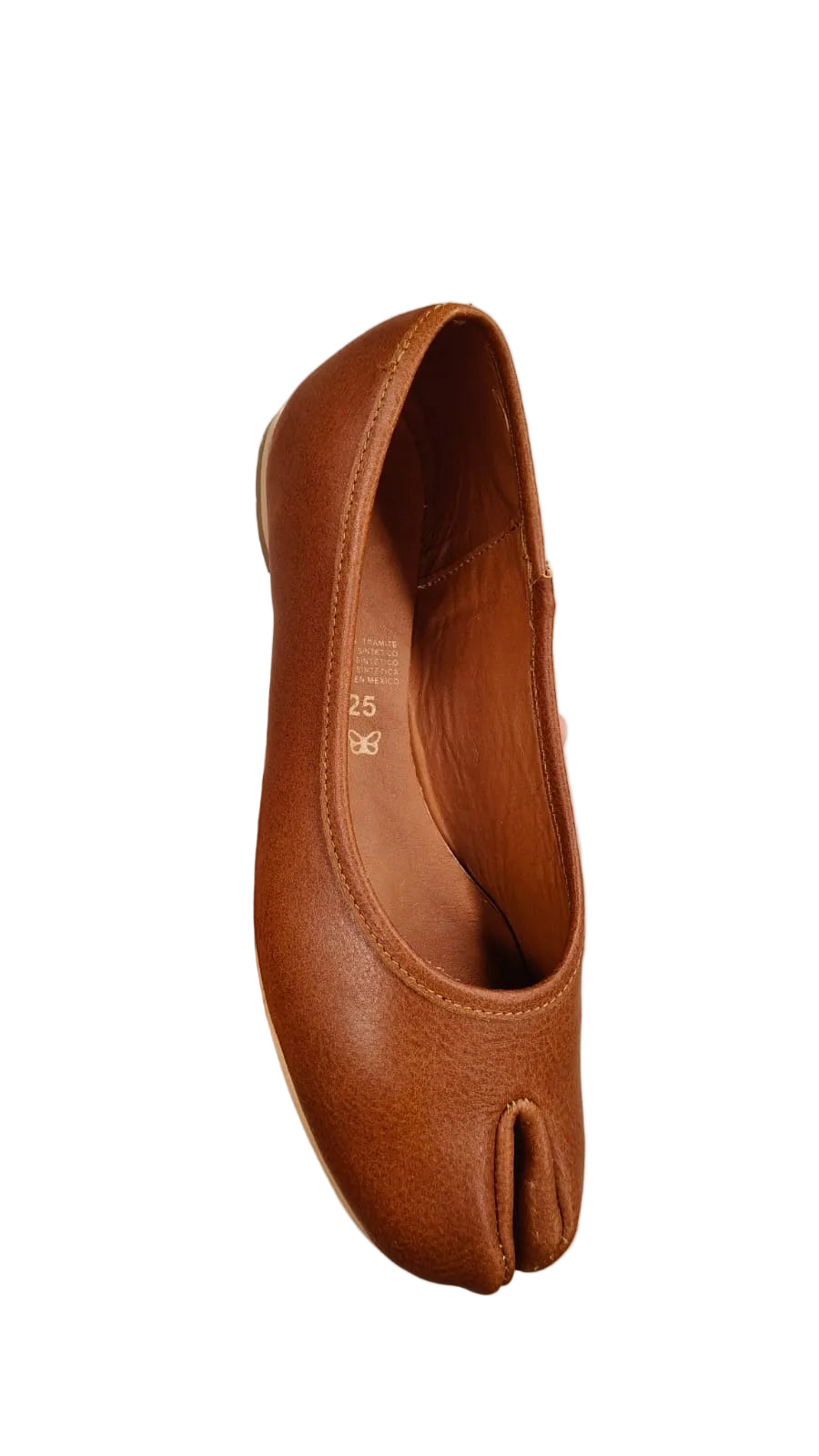 4801R Tabbi zapato estilo japones color tan hecho con material de alta calidad