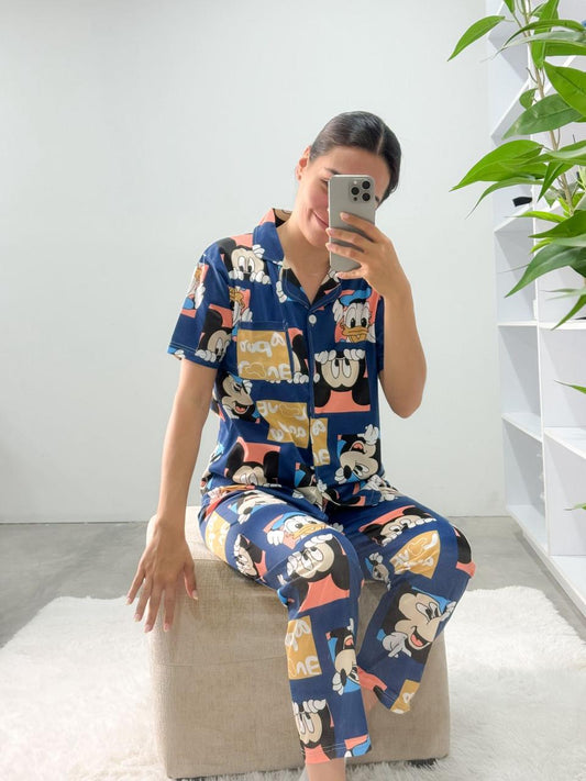 Z1004 Pijama 2 Piezas Marino