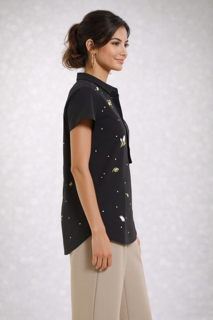 9118 Blusa Negro