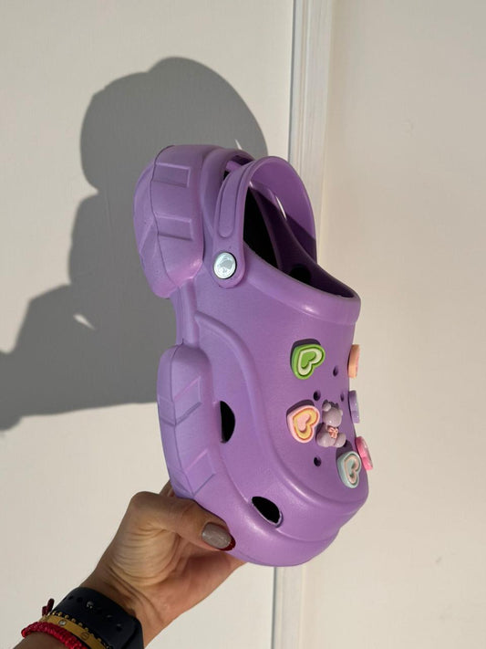 TS216C Morado/Corazones Colores/Oso Lila