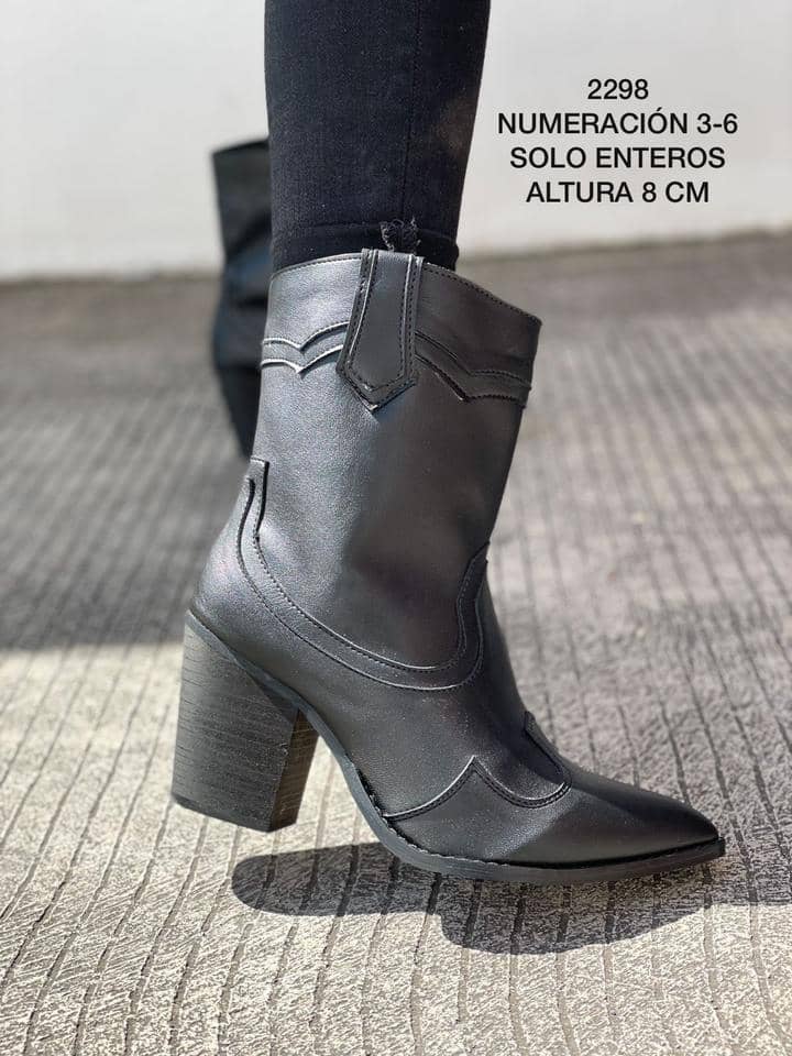 Calzado2298 España Negro - Mayoreo Calzado AndyBOTA