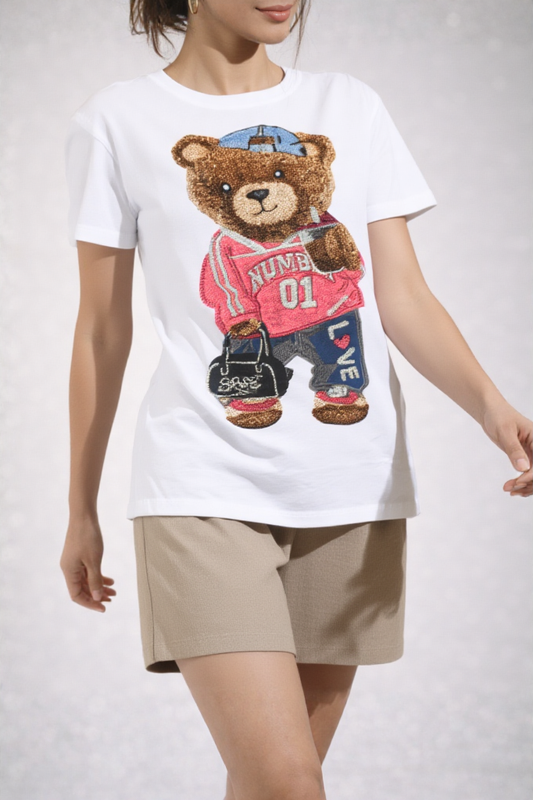 20566 Blusa Blanco/Rosa