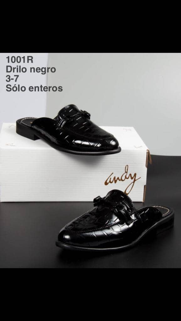 1001R Drilo Negro - Mayoreo Calzado AndyCASUAL