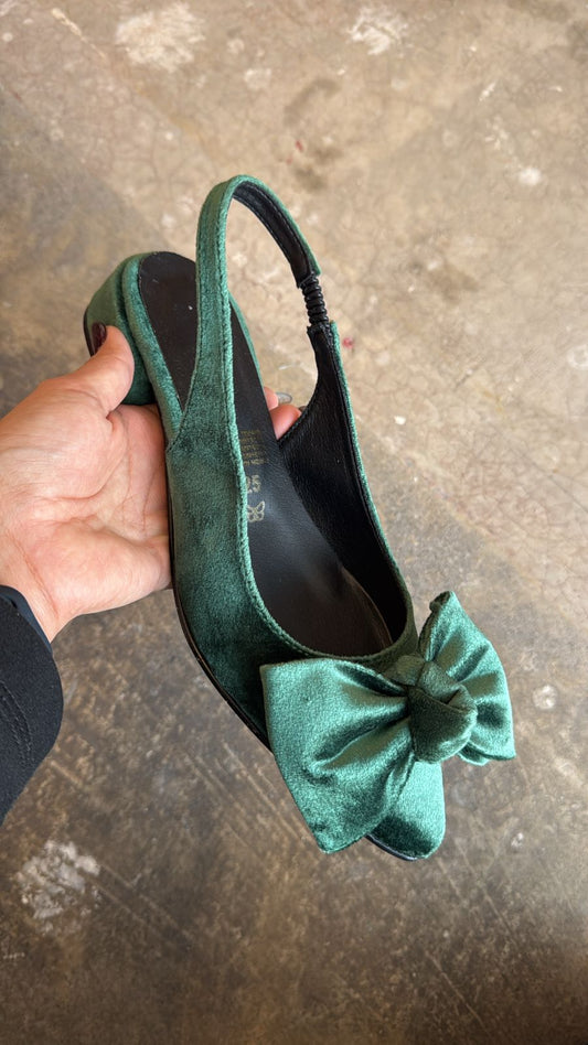 2519R Zapatilla Sintético Terciopelo Pino