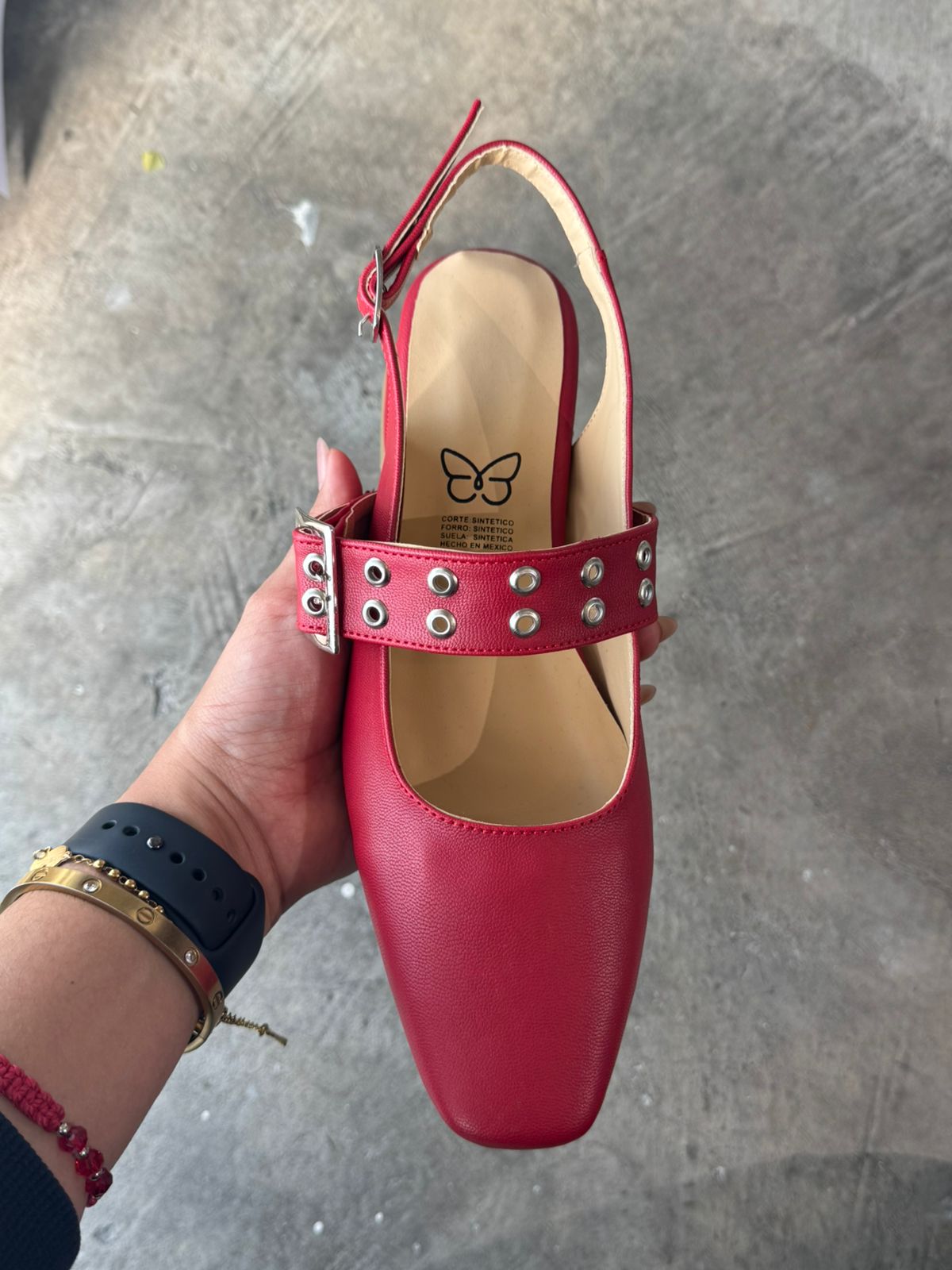 250J Zapatilla Sintético Rojo