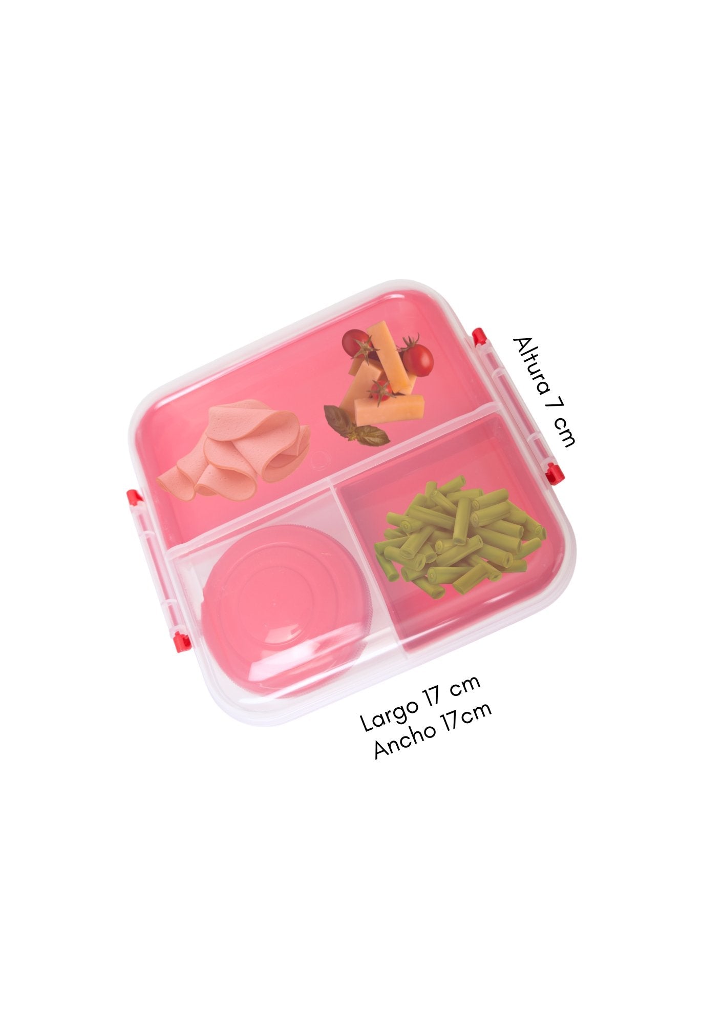 CK23849 Lunchbox General Rojo - Mayoreo Calzado AndyHOGAR