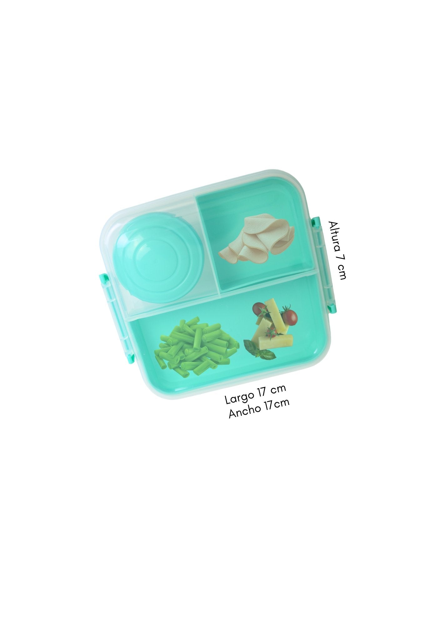 CK23849 Lunchbox General Verde - Mayoreo Calzado AndyHOGAR