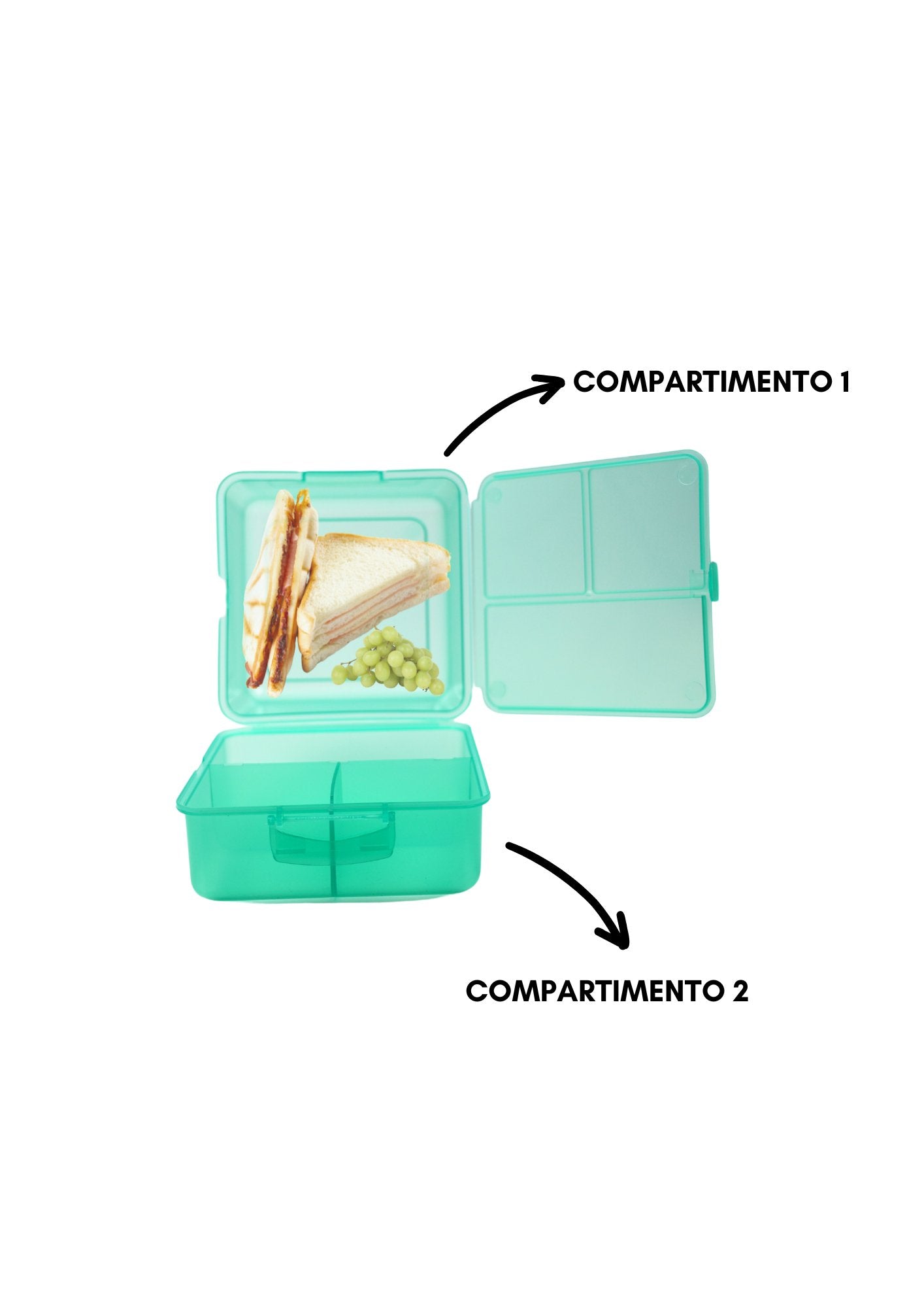 CK43078 - 1A Sandwich Box Verde - Mayoreo Calzado AndyHOGAR