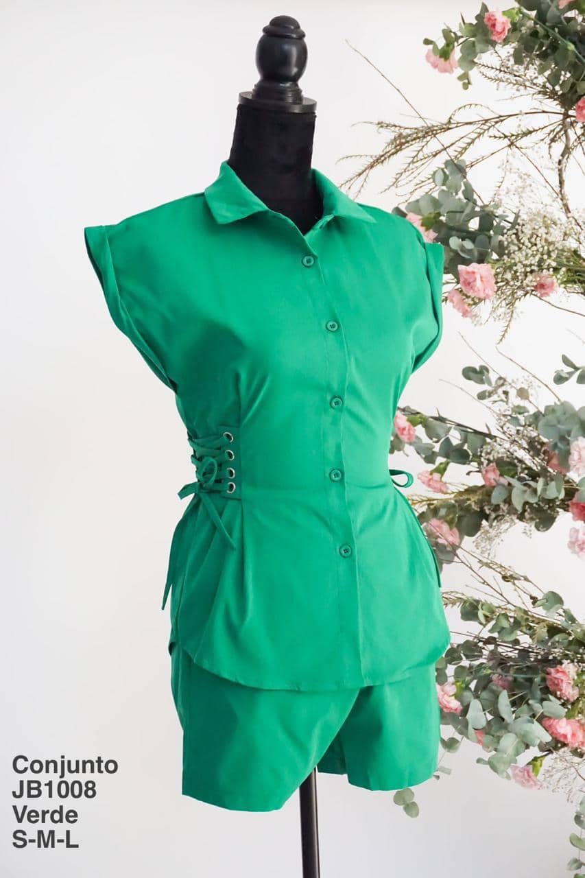 JB1008 Conjunto Verde - Mayoreo Calzado AndyROPA