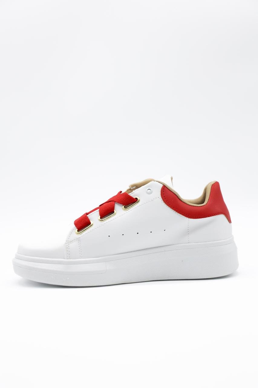 9353 Cabra Blanco/Rojo - Mayoreo Calzado Andysin marca TENIS