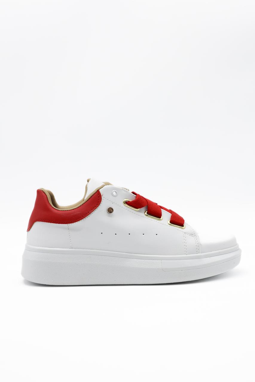 9353 Cabra Blanco/Rojo - Mayoreo Calzado Andysin marca TENIS
