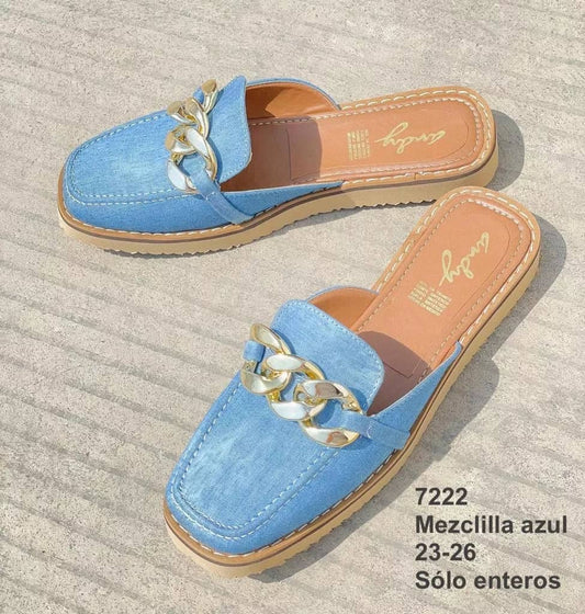 7222 Mezclilla Azul - Mayoreo Calzado Andy