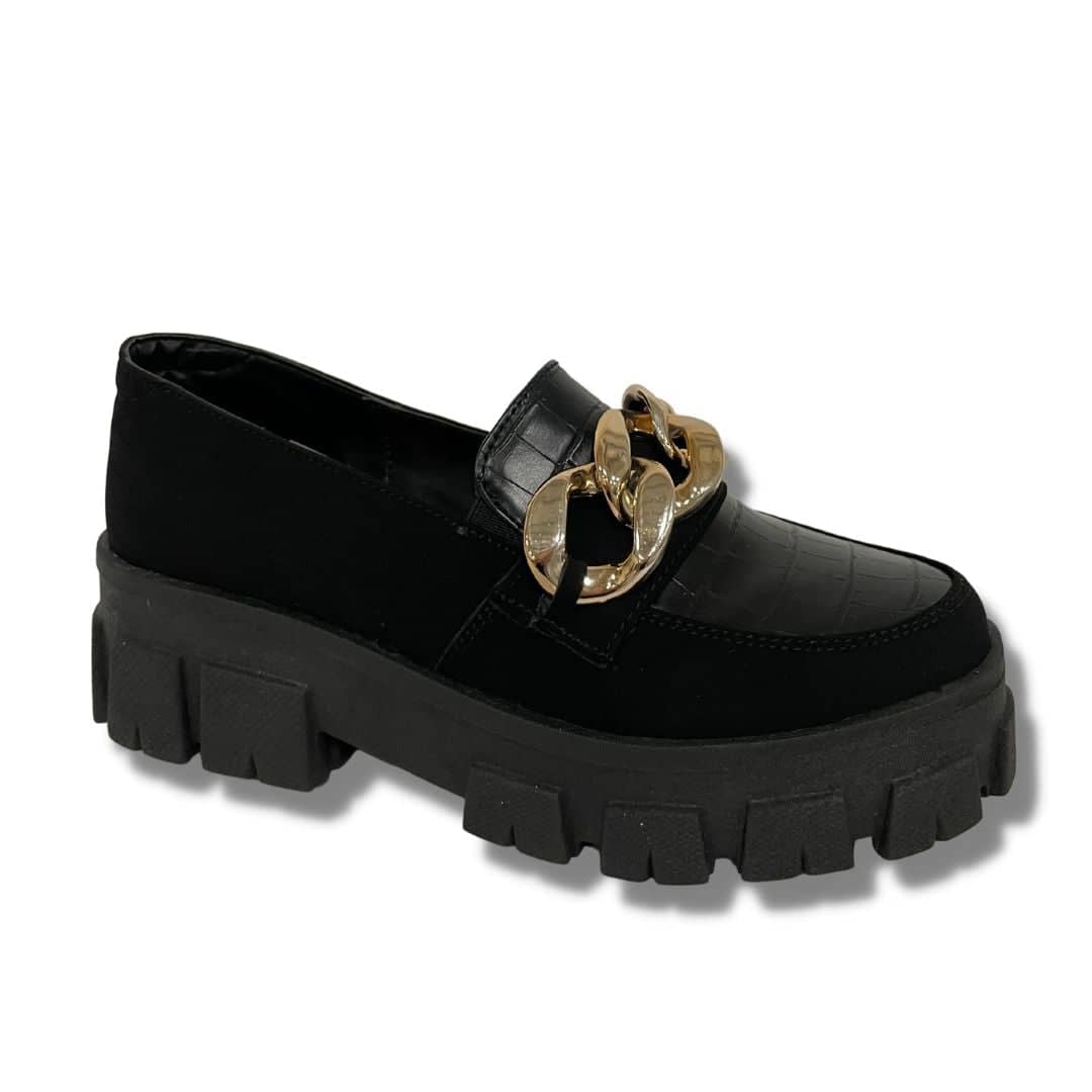 800V Buck Negro/Drilo Negro - Mayoreo Calzado AndyCASUAL