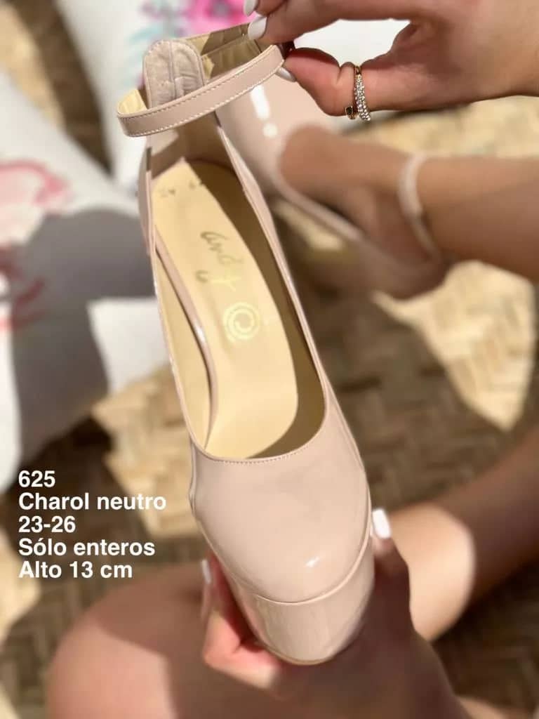 625 Charol Neutro - Mayoreo Calzado AndyLos más vendidos 🔥