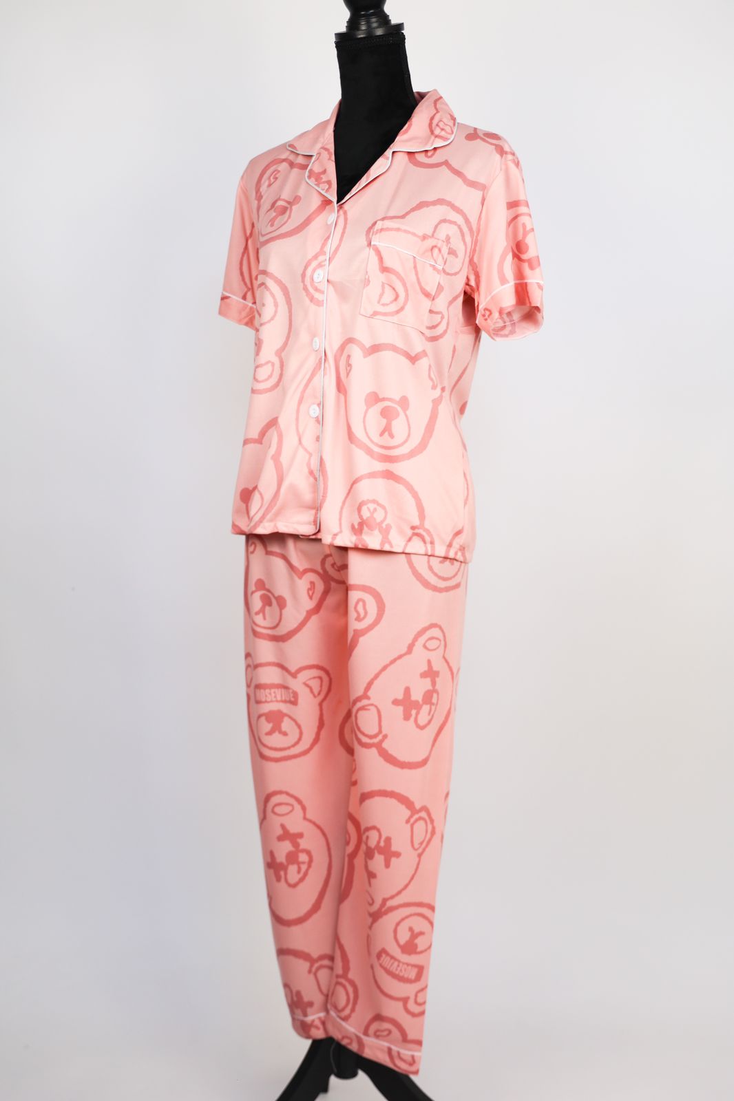 53003 Pijama Set 2 Piezas Rosa - Mayoreo Calzado AndyPIJAMA